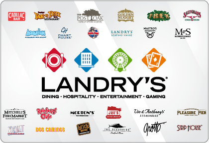 Landry's on sale gift card